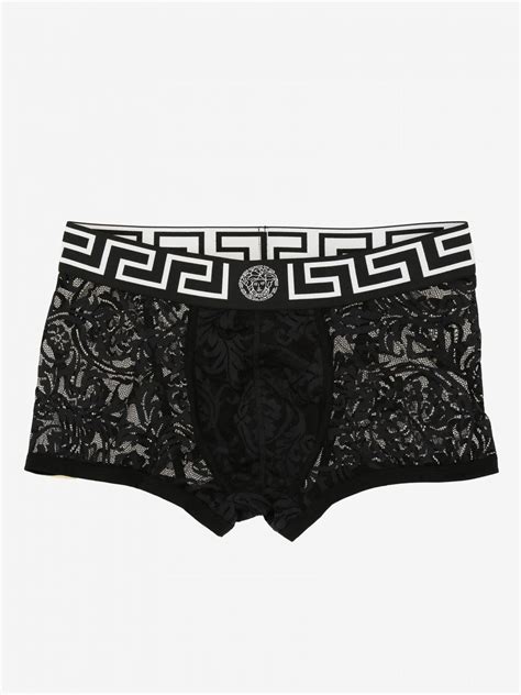 lace briefs for guys versace|Versace men's underwear from macy's.